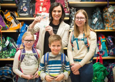 Fotos zum Schultaschen- und Schulrucksackkauf 2018