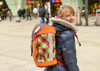 Fotos zum Schultaschen- und Schulrucksackkauf 2016
